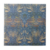 William Morris-Pfau-Entwurf Fliese (Vorderseite)