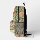 William Morris Pfau und Drache Bedruckter Rucksack (Rechts)