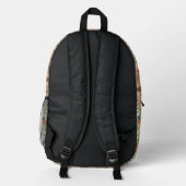 William Morris Pfau und Drache Bedruckter Rucksack (Rückseite)