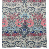 William Morris Pfau und Drache Duschvorhang (Vorderseite)