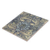 William Morris Pfau und Drache Fliese (Seite)