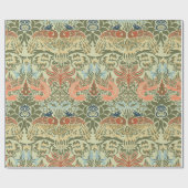 William Morris Pfau und Drache Geschenkpapier (Flach)