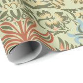 William Morris Pfau und Drache Geschenkpapier (Rolleneckpunkt)