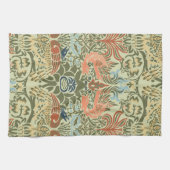 William Morris Pfau und Drache Geschirrtuch (Horizontal)