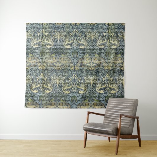 William Morris Pfau und Drache Wandteppich (Beispiel (Horizontal))