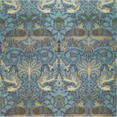 William Morris Pfau und Drache Webdesign Aufkleber (Vorderseite)