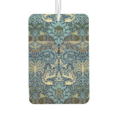 William Morris Pfau und Drache Webdesign Autolufterfrischer (Rückseite)