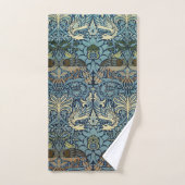 William Morris Pfau und Drache Webdesign Badhandtuch Set (Handtuch)