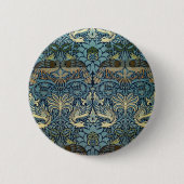 William Morris Pfau und Drache Webdesign Button (Vorderseite)