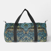 William Morris Pfau und Drache Webdesign Duffle Bag (Vorderseite)