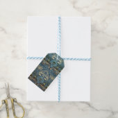 William Morris Pfau und Drache Webdesign Geschenkanhänger (Mit Garn)