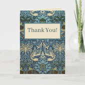 William Morris Pfau und Drache Webdesign Karte (Vorderseite)