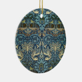 William Morris Pfau und Drache Webdesign Keramik Ornament (Rechts)