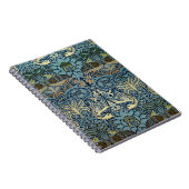 William Morris Pfau und Drache Webdesign Notizblock (Rechte Seite)