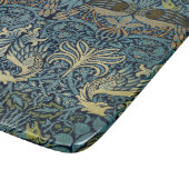 William Morris Pfau und Drache Webdesign Schneidebrett (Ecke)