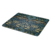 William Morris Pfau und Drache Webdesign Schneidebrett (Ecke)