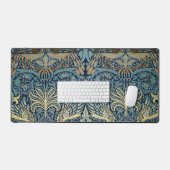 William Morris Pfau und Drache Webdesign Schreibtischunterlage (Tastatur & Maus)