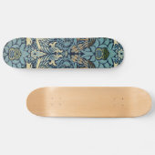William Morris Pfau und Drache Webdesign Skateboard (Horizontal)