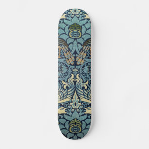 William Morris Pfau und Drache Webdesign Skateboard