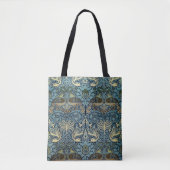 William Morris Pfau und Drache Webdesign Tasche (Vorderseite)