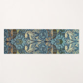 William Morris Pfau und Drache Webdesign Yogamatte (Vorderseite (Horizontal))