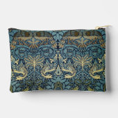 William Morris Pfau und Drache Webdesign Zubehörtasche (Rückseite)