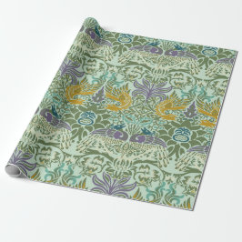 William Morris Pfau und Dragon Wrapping Paper Geschenkpapier