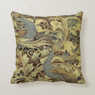 William Morris-Pfau-Wurfs-Kissen Kissen