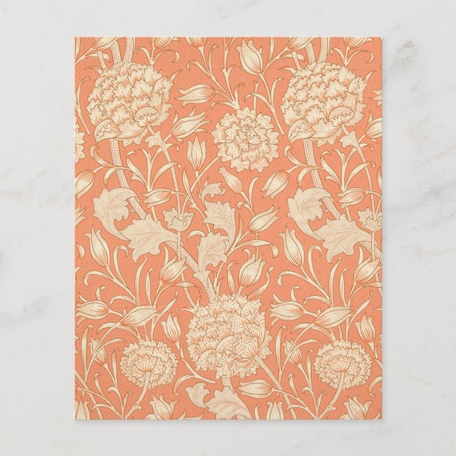 William Morris, Pfirsich-Wildtulpen  (Vorderseite)