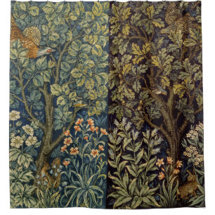 William Morris - Pheasant Bird Tree Botanical Duschvorhang