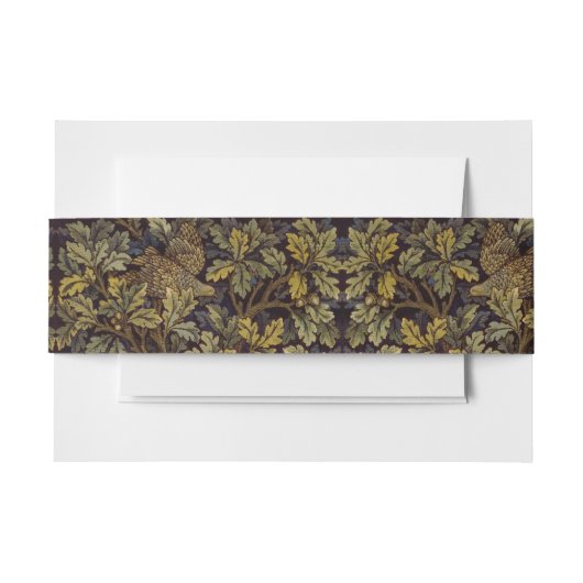 William Morris - Pheasant Bird Tree Botanical Einladungsbanderole (Vorderseite Beispiel)