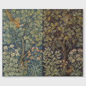 William Morris - Pheasant Bird Tree Botanical Geschenkpapier (Flach)