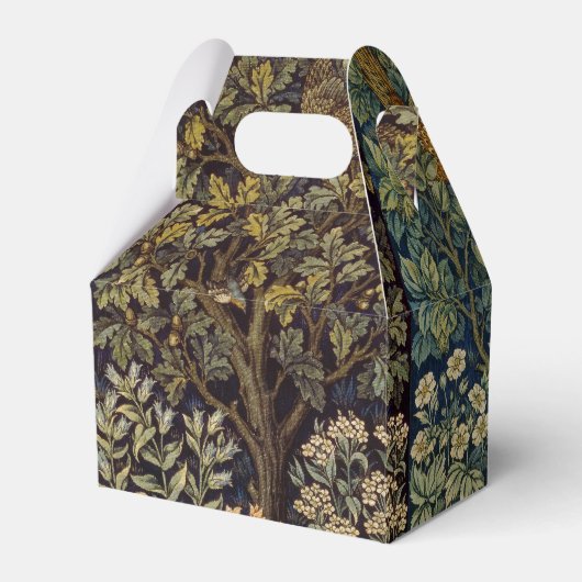 William Morris - Pheasant Bird Tree Botanical Geschenkschachtel (Vorderseite)