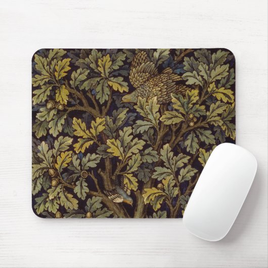 William Morris - Pheasant Bird Tree Botanical Mousepad (Mit Mouse)