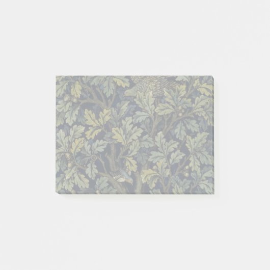 William Morris - Pheasant Bird Tree Botanical Post-it Klebezettel (Vorderseite)