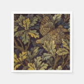William Morris - Pheasant Bird Tree Botanical Serviette (Vorderseite)