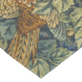 William Morris Pheasant Bird Tree Flower Tischdecke (Schrägansicht)