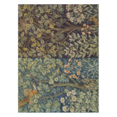 William Morris Pheasant Bird Tree Flower Tischdecke (Vorderseite)