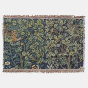 William Morris Pheasant Bird Tree Woodland Decke