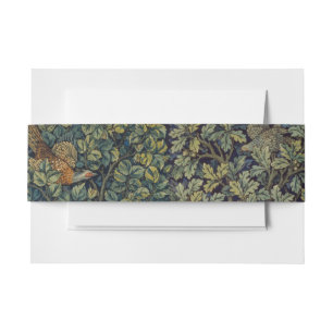 William Morris Pheasant Bird Tree Woodland Einladungsbanderole