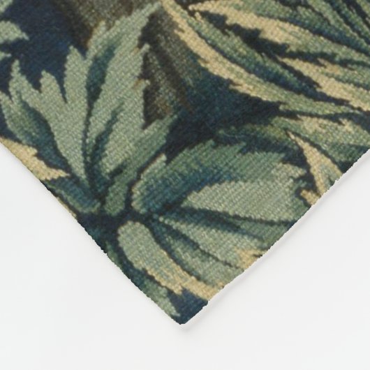 William Morris Pheasant Bird Tree Woodland Fleecedecke (Ecke)