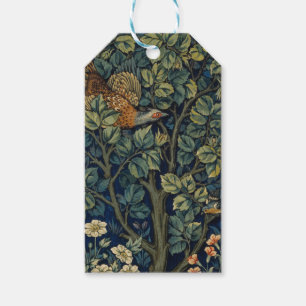 William Morris Pheasant Bird Tree Woodland Geschenkanhänger