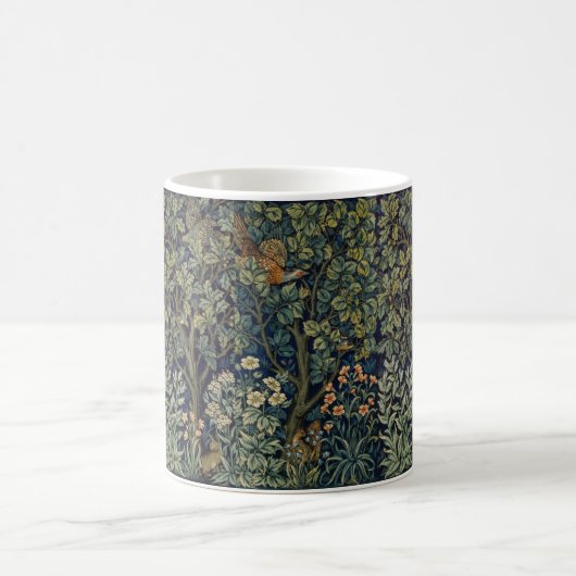 William Morris Pheasant Bird Tree Woodland Kaffeetasse (Mittel)