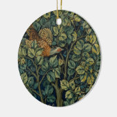 William Morris Pheasant Bird Tree Woodland Keramik Ornament (Links)