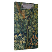 William Morris Pheasant Bird Tree Woodland Klemmbrett (Rechts)