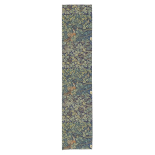 William Morris Pheasant Bird Tree Woodland Kurzer Tischläufer