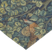 William Morris Pheasant Bird Tree Woodland Kurzer Tischläufer (Ecke)