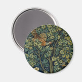 William Morris Pheasant Bird Tree Woodland Magnet (Vorderseite/Rückseite)