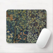 William Morris Pheasant Bird Tree Woodland Mousepad (Mit Mouse)
