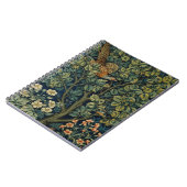 William Morris Pheasant Bird Tree Woodland Notizblock (Linke Seite)